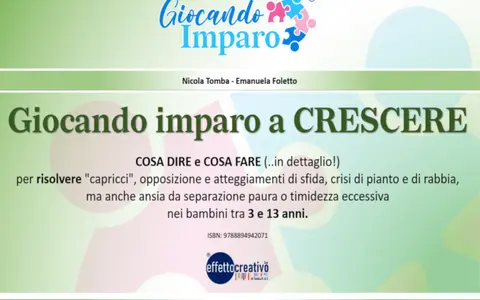 Giocando imparo a CRESCERE – Giocando Imparo