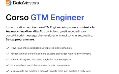 GTM Engineer – Data Masters