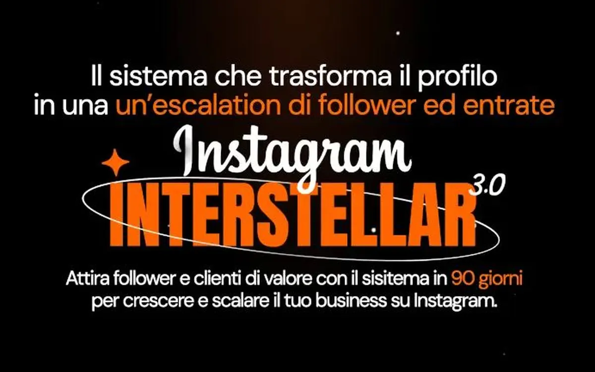 Instagram Interstellar 3.0 – Gabriele Venturini