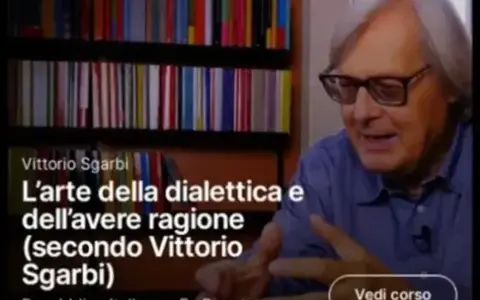 L’arte della dialettica e dell’avere ragione – Vittorio Sgarbi