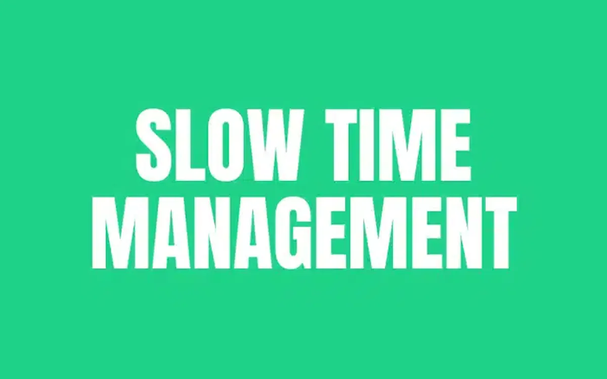 Slow Time Management – Luigi Nigro